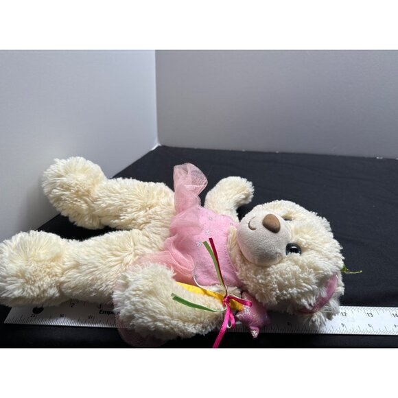 First & Main Tillie Twinkletoes Ballerina Teddy Bear With Pink Tutu & Flower - Picture 7 of 7